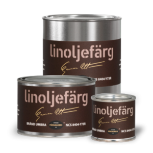 Linoliemaling Brændt Umbra