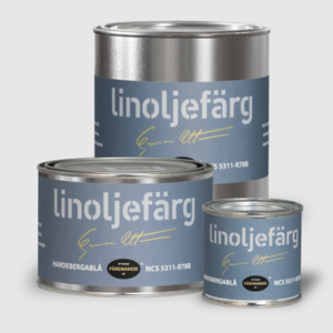 Linoliemaling Hardebergablå