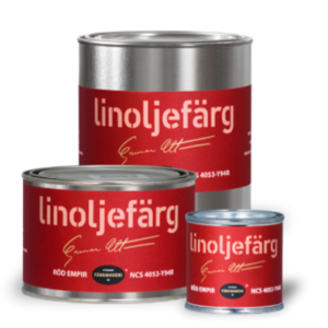 Linoliemaling Rød Empire